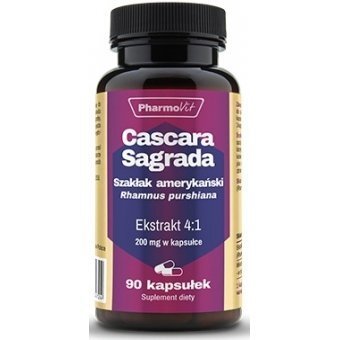 Pharmovit Cascara sagrada ekstrakt 4:1 90kapsułek cena 34,49zł