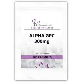 Alpha GPC 300mg alfa-glicerofosfocholiny 100kapsułek Forest Vitamin cena 78,90zł
