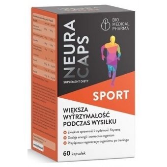 NeuraCaps Sport 60kapsułek Bio Medical Pharma cena 93,05zł