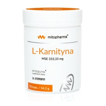 Dr Enzmann L-Karnityna MSE 90kapsułek Mito-Pharma OSTATNIE SZTUKI cena 167,90zł