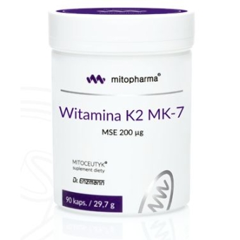 Dr Enzmann Witamina K2 MK7 MSE 90kapsułek Mito-Pharma cena 193,90zł