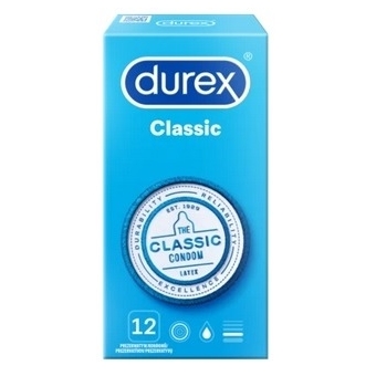 Durex Classic prezerwatywy 12sztuk cena 29,99zł