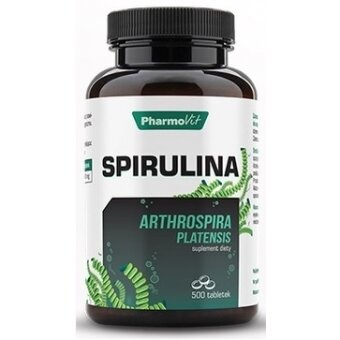 Pharmovit Spirulina 500 tabletek cena 31,35zł