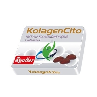 KolagenCito pastylki kolagenowe miękkie z witaminą C 24pastylki cena 35,90zł