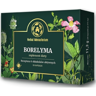 Herbal Monasterium Borelyma 30 kapsułek cena 29,80zł