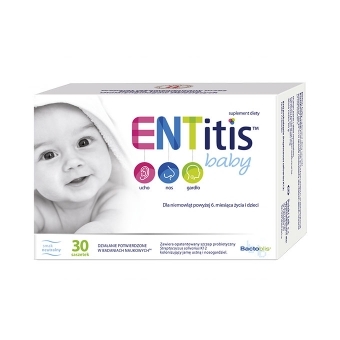 ENTitis Baby smak neutralny 30saszetek cena 64,70zł