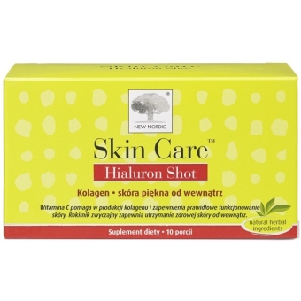Skin Care Hialuron Shot zdrowa skóra 10 porcji po 15ml New Nordic cena 99,00zł