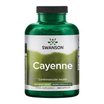 Swanson Cayenne 450 mg 300kapsułek cena 68,90zł