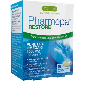 Pharmepa RESTORE 90%  EPA 60kapsułek Igennus cena 129,99zł