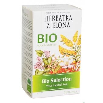 Apotheke Herbatka zielona BIO 20saszetek cena 7,89zł