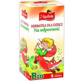 Apotheke Herbatka dla dzieci na odporność BIO 20saszetek cena 5,85zł