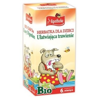 Apotheke Herbatka dla dzieci ułatwiająca trawienie BIO 20saszetek cena 6,05zł