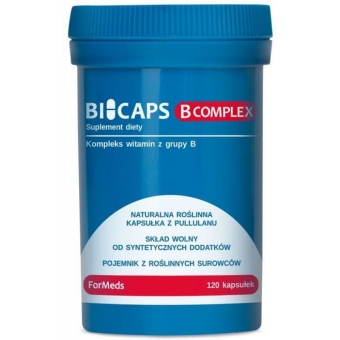 Formeds Bicaps B Complex 120kapsułek cena 79,99zł