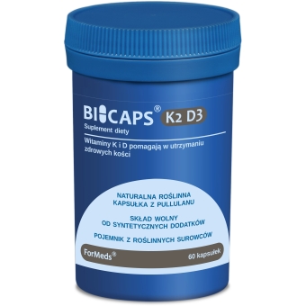 Formeds Bicaps K2 D3 60kapsułek cena 43,49zł