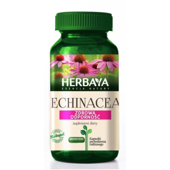 Herbaya Echinacea odporność 60kapsułek cena 31,25zł