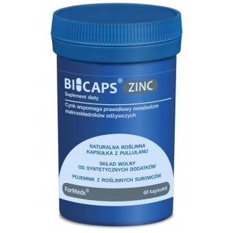 Formeds BICAPS® ZINC 60kapsułek cena 36,99zł