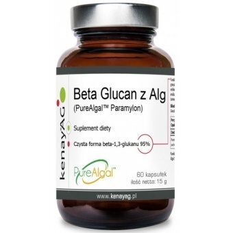 Kenay Beta glucan z alg PureAlgal™ Paramylon 60kapsułek cena 84,59zł