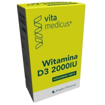 VitaMedicus Witamina D3 2000j.m. krople 29,4ml cena 28,19zł