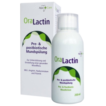 ApaCare OraLactin płyn z postbiotykami i kwasem hialuronowym 200ml cena 39,90zł