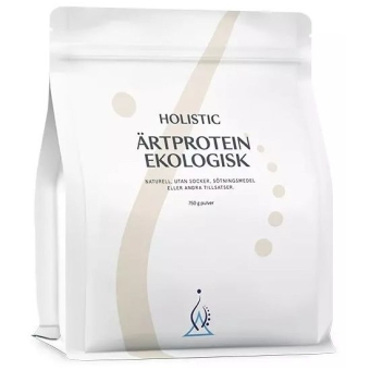 Holistic Ärtprotein kanadyjski ekologiczny izolat białka z grochu zwyczajnego proszek 750g cena 97,00zł