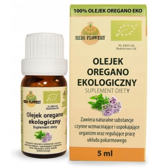Medi-Flowery Olejek oregano ekologiczny 5ml cena 36,90zł