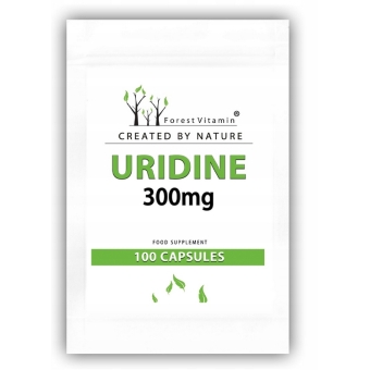 Uridine 300mg urydyna 100kapsułek Forest Vitamin cena 69,00zł
