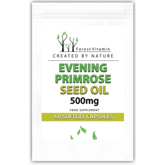 Evening Primose Seed Oil Olej z nasion wiesiołka 500mg 60kapsułek Forest Vitamin cena 24,99zł