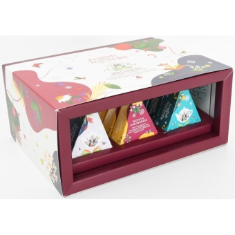 Kolekcja herbatek świątecznych piramidki Wellness BIO 12 sztuk English Tea Shop cena 31,19zł