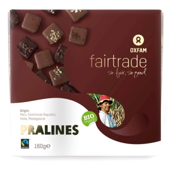 Praliny czekoladowe Fair Trade BIO 160 g Oxfam cena 46,89zł