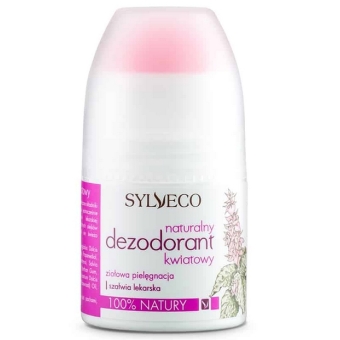 Sylveco Dezodorant kwiatowy roll-on 50ml data ważności 2024.09 cena 19,75zł