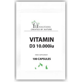 Witamina D3 10000IU 100kapsułek Forest Vitamin cena 24,90zł