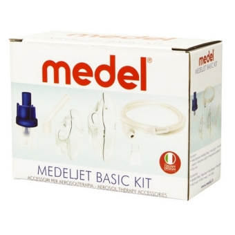 Zestaw do nebulizacji MEDEL Basic 95119 (nebulizator maska mała maska duża ustnik wężyk filtry) cena 38,50zł