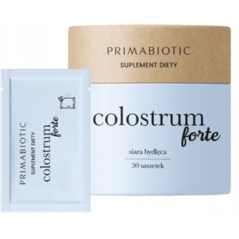 Primabiotic Colostrum Forte siara bydlęca 30saszetek cena 148,90zł