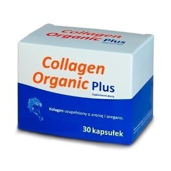 Collagen Organic Plus kolagen 30kapsułek cena 20,80