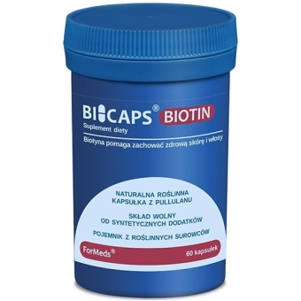 Formeds BICAPS Biotin 60kapsułek cena 31,99
