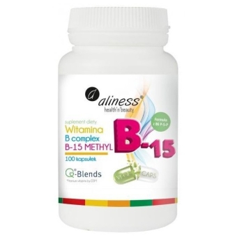 Aliness Witamina B Complex B-15 Methyl 100kapsułek cena 36,90zł