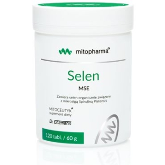 Dr Enzmann Selen MSE 120tabletek Mito-Pharma cena 132,90zł