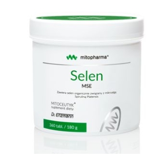Dr Enzmann Selen MSE 360tabletek Mito-Pharma cena 298,45zł