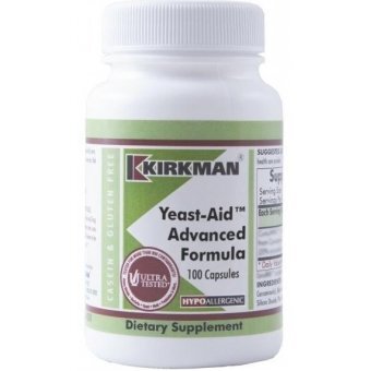 Kirkman Yeast-Aid™ Advanced Formula (Hypoallergenic) 100kapsułek cena 203,79zł