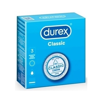 Durex Classic prezerwatywy 3sztuki cena 10,49zł