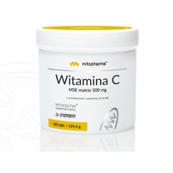 Dr Enzmann Witamina C MSE matrix 180tabletek Mito-Pharma cena 168,90zł