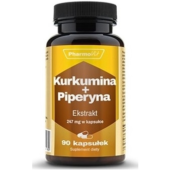 Pharmovit Kurkumina + Piperyna 90kapsułek cena 49,90zł
