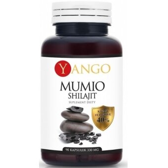 Yango Mumio 40% kwasów fulwowych 90kapsułek cena 48,59zł