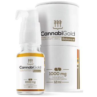 CannabiGold Select olejek konopny CBD 10%1000mg 12ml HemPoland cena 168,90zł