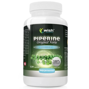 Wish Pharmaceutical 8w1 Piperyna Piperine Original Forte 120kapsułek cena 44,90