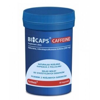 Formeds BICAPS Caffeine 60kapsułek cena 38,49zł