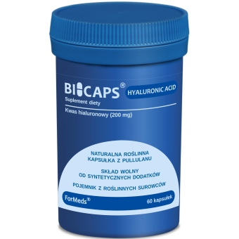 Bicaps Hyaluronic Acid 60kapsułek Formeds data ważności 2024.05.01 cena 38,95zł