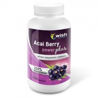 Wish Pharmaceutical Jagoda Acai Berry Power Original Plus 120kapsułek cena 52,25zł