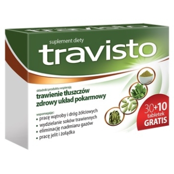 Travisto 40 tabletek cena 17,90zł