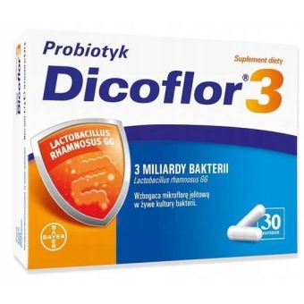 Dicoflor 3 30kapsułek cena 49,90zł